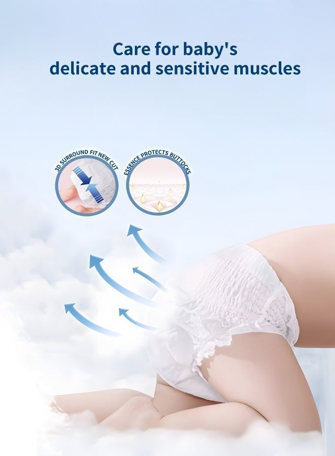 أنت حفاضات يولي للأطفال الرضع، مقاس XXXXXL (21+ كجم)، تمنع طفح الحفاضات بفعالية، 32 حفاضة - Image 5